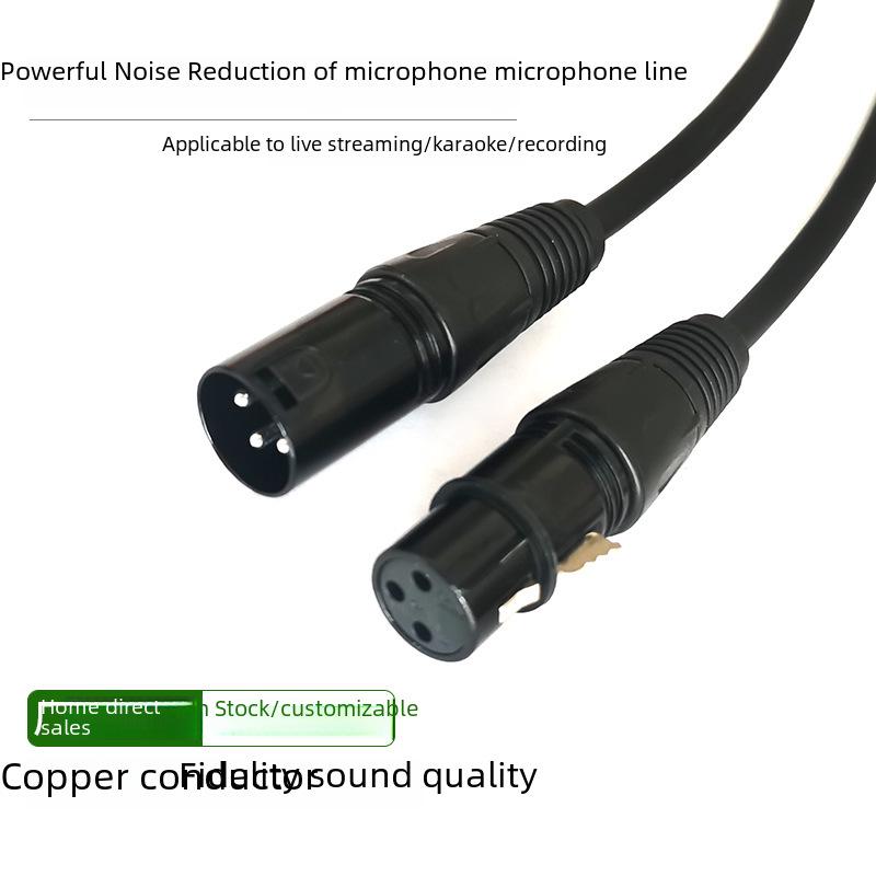 High-Quality XLR Male to Female Balanced Audio Extension Cable for Microphones