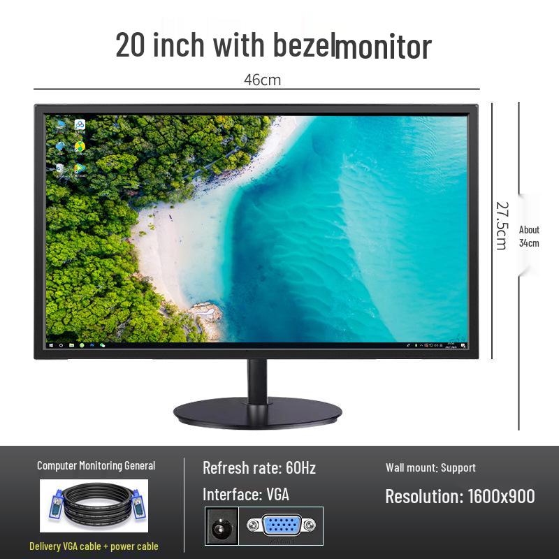 24-inch IPS LCD Flat Panel Desktop Monitor