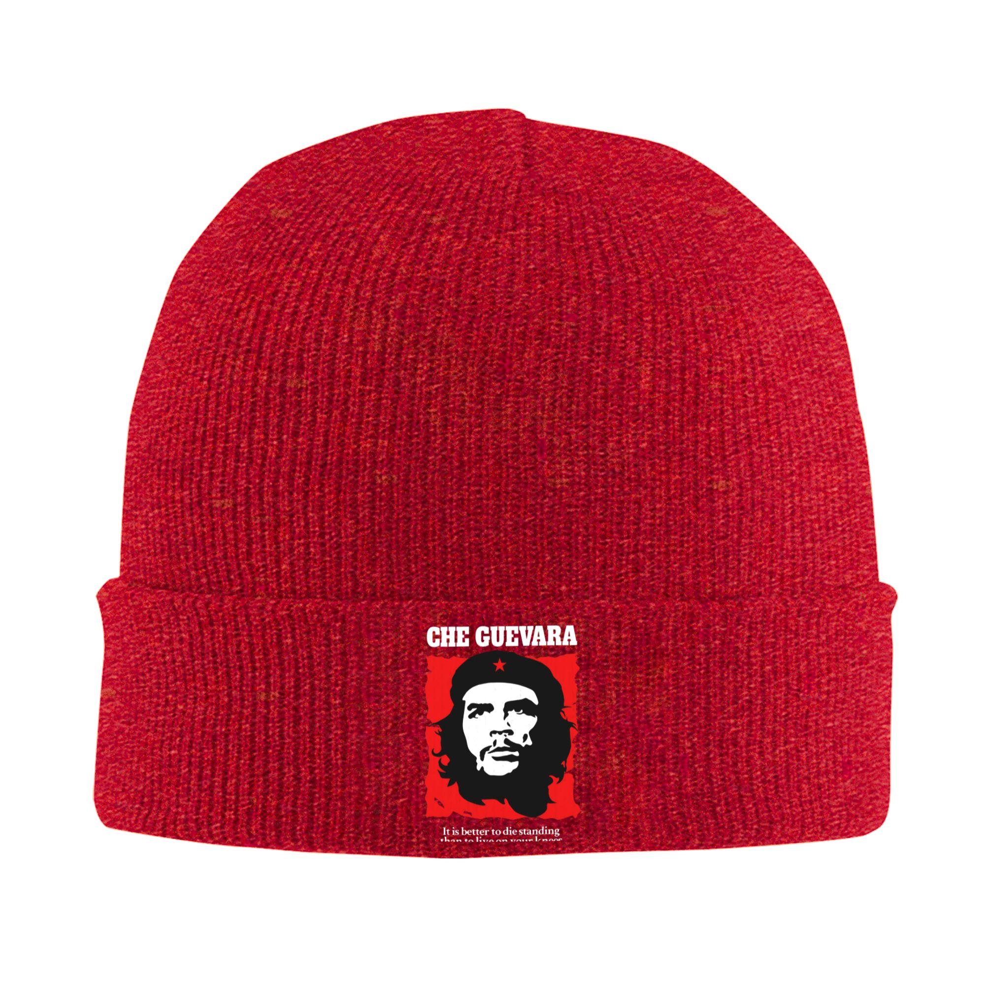 

Che Guevara Beanie Hats Bonnet Hats Female Male Casual Outdoor Knitting Hat Autumn Graphic Warm Caps One Size