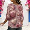 Womens Plus Size Crew Neck Half Sleeve Soft Casual Comfortable Loose Ladies Top