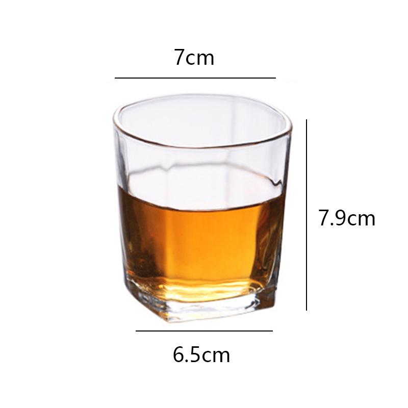 

Стеклянная посуда для напитков Элегантная чайная посуда Термостойкие стаканы для воды Зарубежная чашка для виски Прозрачная чашка для ополаскивателя для вина в баре отеля 1pcs