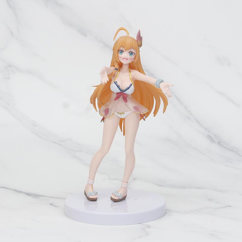 17CM Anime Kokkoro Figure Princess Connect Re:Dive Priconne Natsume Kokoro Swimsuit PVC Action Figure Model Doll Toys