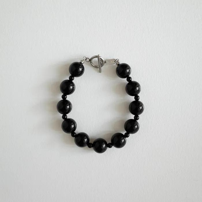 Black Onyx Bracelet_12mm