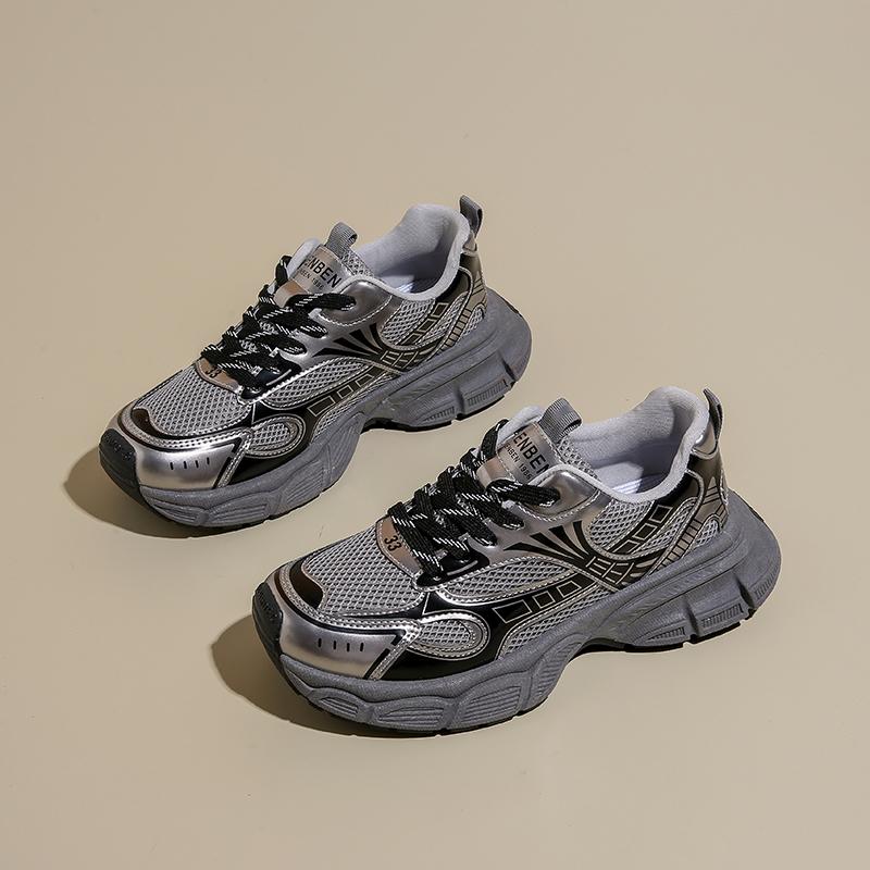 Fashion Outdoors Women Shoes Lace-Up Breathable Mesh 2024 High Quality Casual Comfortable Fashion Women's Shoes Zapatillas De Mujer