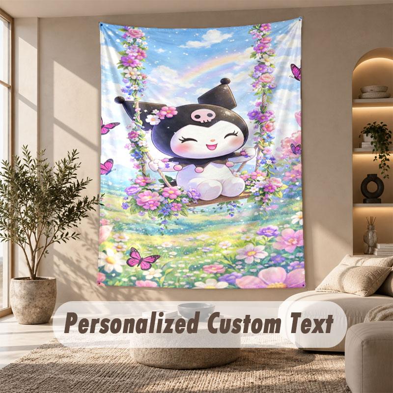 Wall Hanging Tapestry Art Cloth Bedroom Room Background DecorKuromi