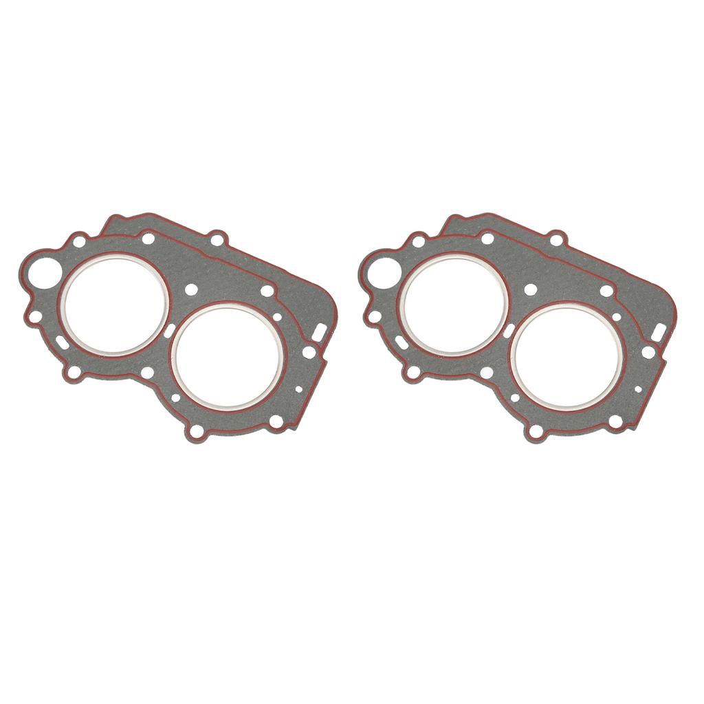 2Pcs Outboard Engine Cylinder Head Gasket Plastic 63V‑11181‑A1 for 2 Stroke 15 HP Boat