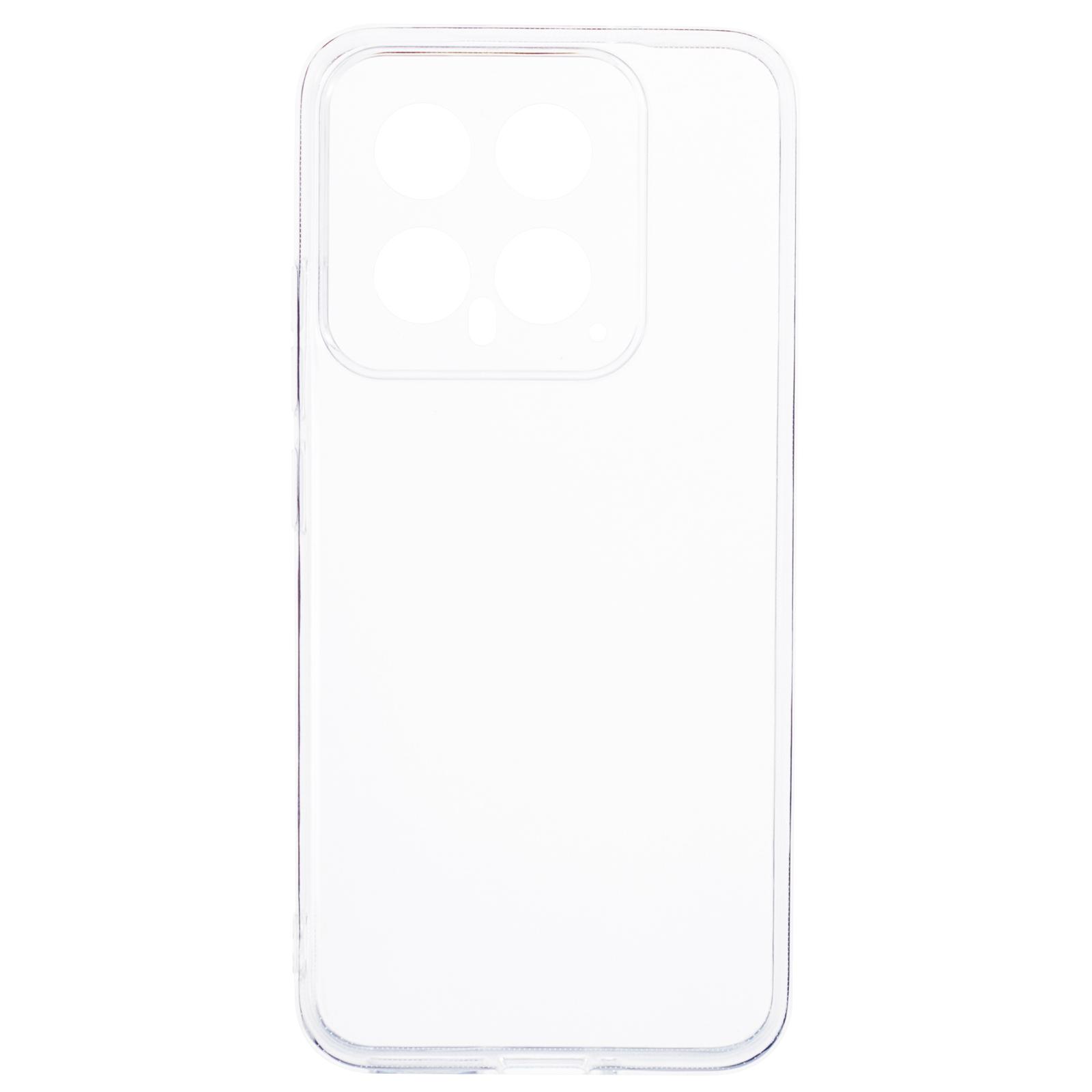 

For Xiaomi 14 Cell Phone Case Clear Watermark-free 2.0mm TPU Back Shell A
