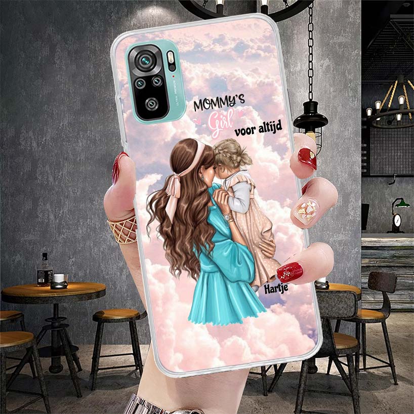 

Girl Super Baby Mom Pink Soft Phone Case For Xiaomi Redmi Note 15 14 14S 13 12 Pro Plus 12S 11 11S 11E 10 10S 11T 5G Fundas Coqu Redmi Note 14 Pro 5G