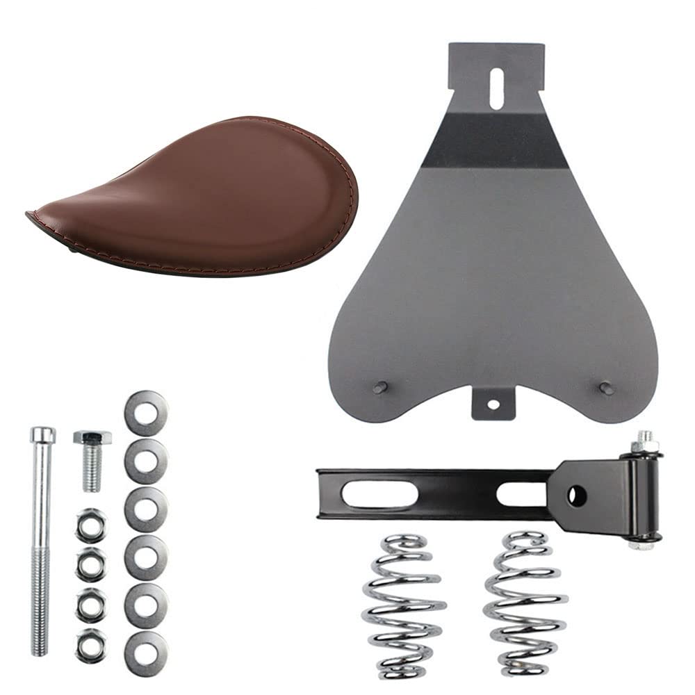 YBJP Solo Seat Spring Bracket Base Kit for 48 Sportster XL883 1200 (Style 2)