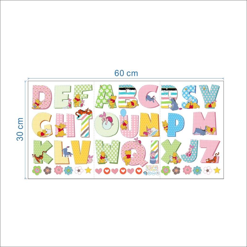 Cartoon Winnie The Pooh Wall Sticker Design Suitable For Bedrooms Living Rooms And Various Settings Party Decoration Ideal Gift