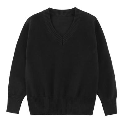 Enfants Long Sleeve Knit Sweater for Boys and School Solid School Cold Weather Formal Size 160 Chéris Kids' Cardigan, V-Neck, Girls, Cotton, Coat,