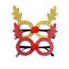 Whimsical Christmas Glasses For Adults And Kids Featuring Deer Antlers And Bunny Ears In Vibrant Colors For Festive Party Photography