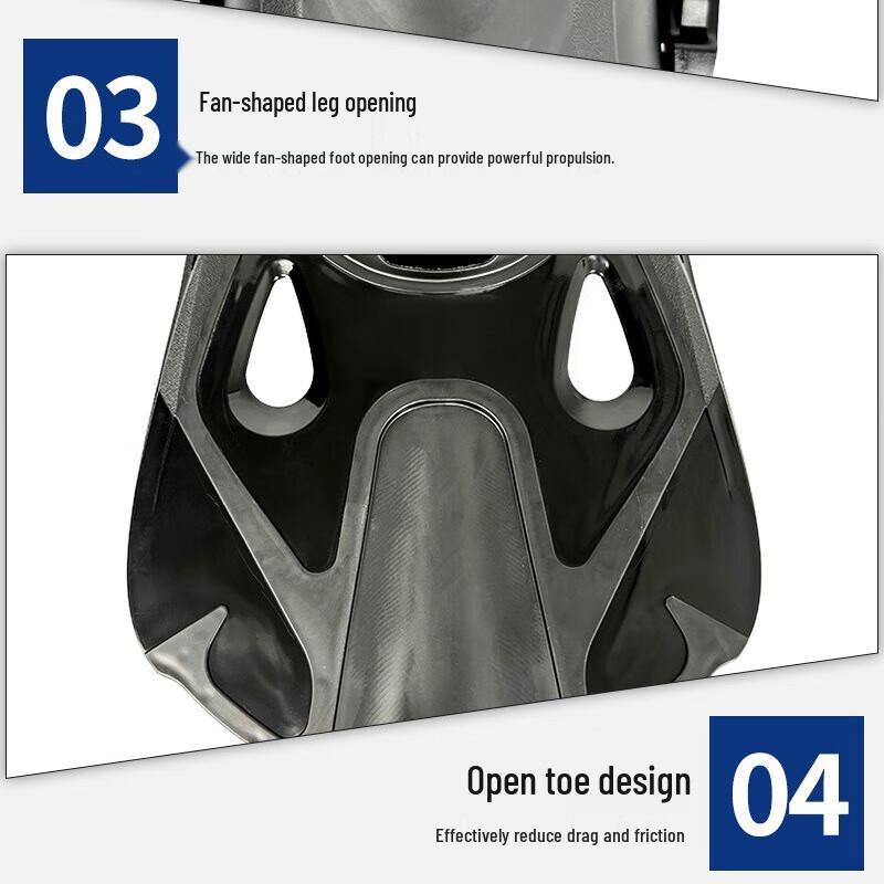WEZHO Lightweight Silicone Short Fins