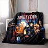 1pc Motley Crue Blanket Soft All Season Throw with Vibrant Design, Perfect for Home, Travel, and Gifts, Ideal for Naps and Camping