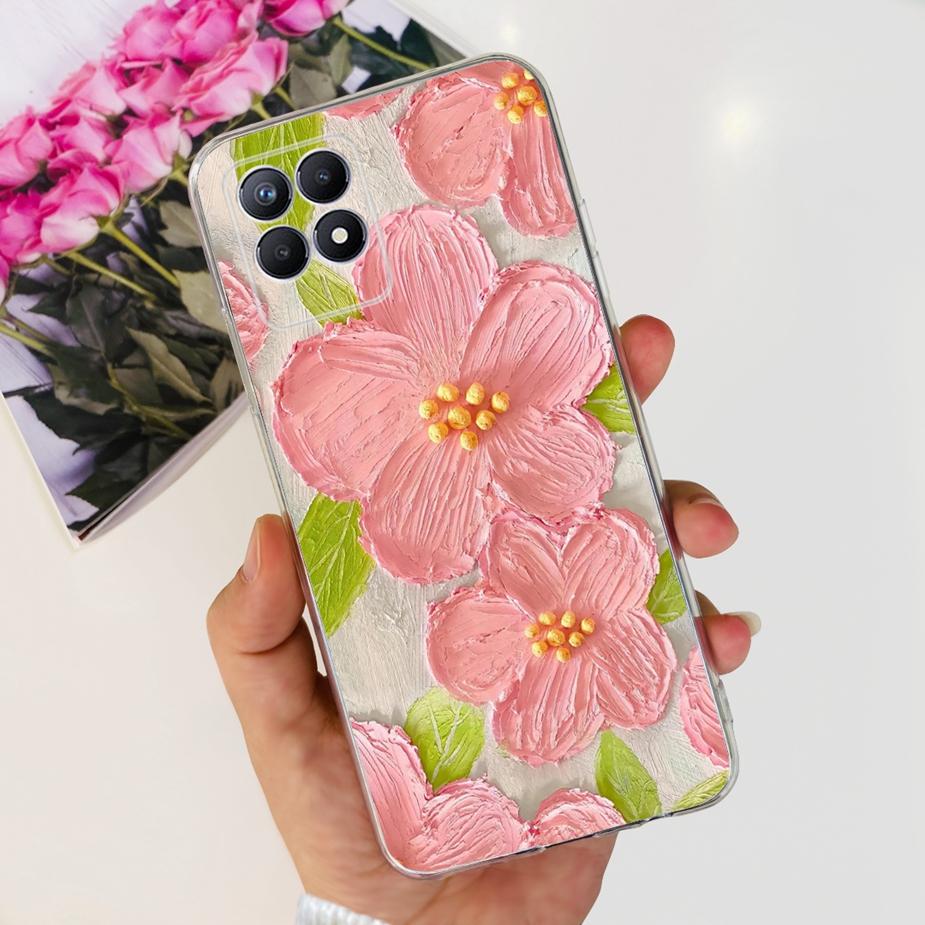 For Realme 8i Case Realme 8 Pro Cute Cartoon Cover Clear Silicone Soft Phone Case For Realme8 Pro Realme 8 5G 8i Back Cover Bags