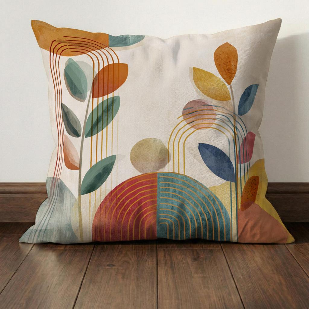 Pc Minimalist Abstract Boho Decorative Cushion Cover D Print Polyester Pillow Case for Sofa Bed Car Office Home Decoration