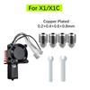 Für Bambu Lab P1S Hotend Komplette Baugruppe Upgrade Gehärteter Stahl Extruder-Kit Für X1 X1C P1P P1S Lüfterdüse X1 Carbon Hot End