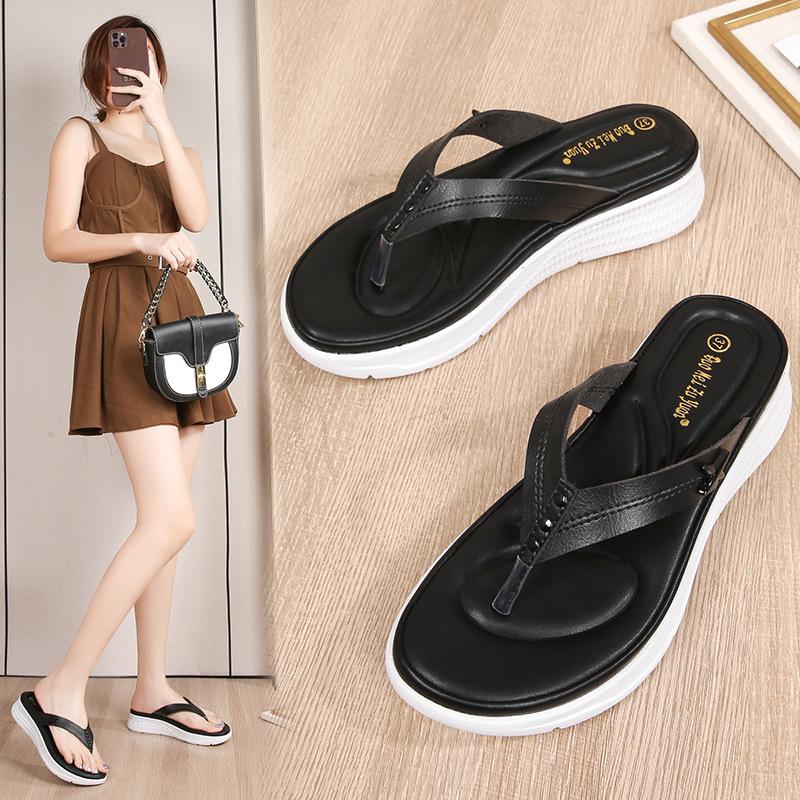 Women Shoes 2025 Summer Fashion Slip On Comfortable Platform Sandals 35-41 Shoes for Women Wedges Casual Slippers Women