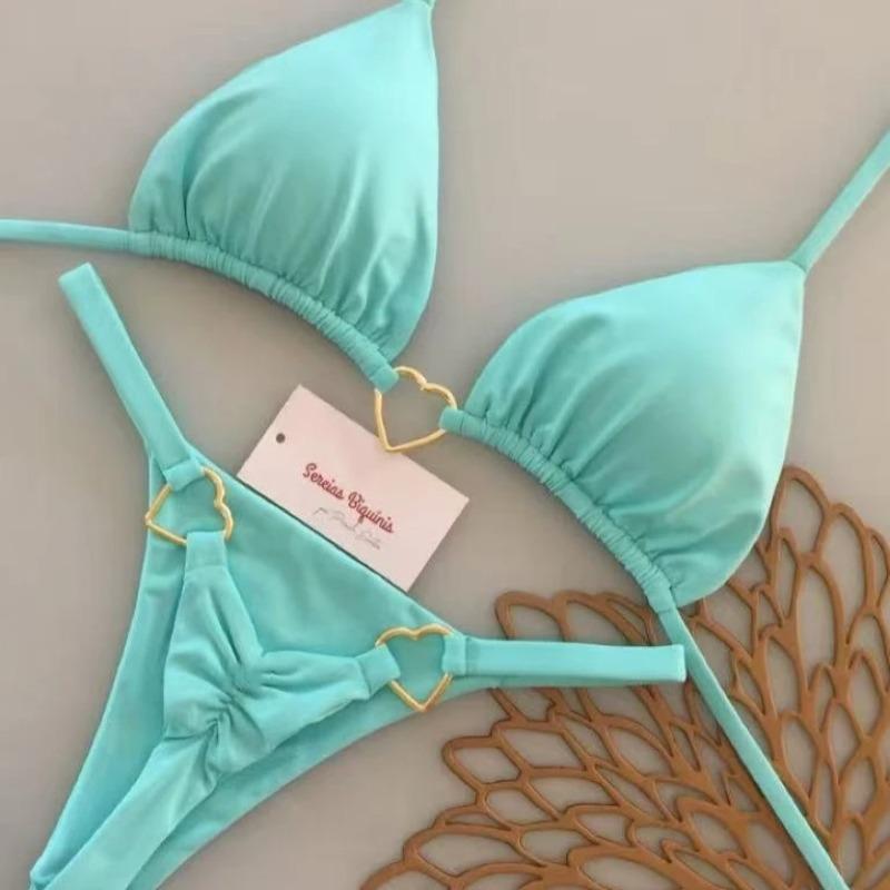 2026 New Sexy Micro Bikini Set Swimsuit Thong Female Bathing Brazilian Women Swimwear Biquini Suit Sexy Up Bikinis Mujer