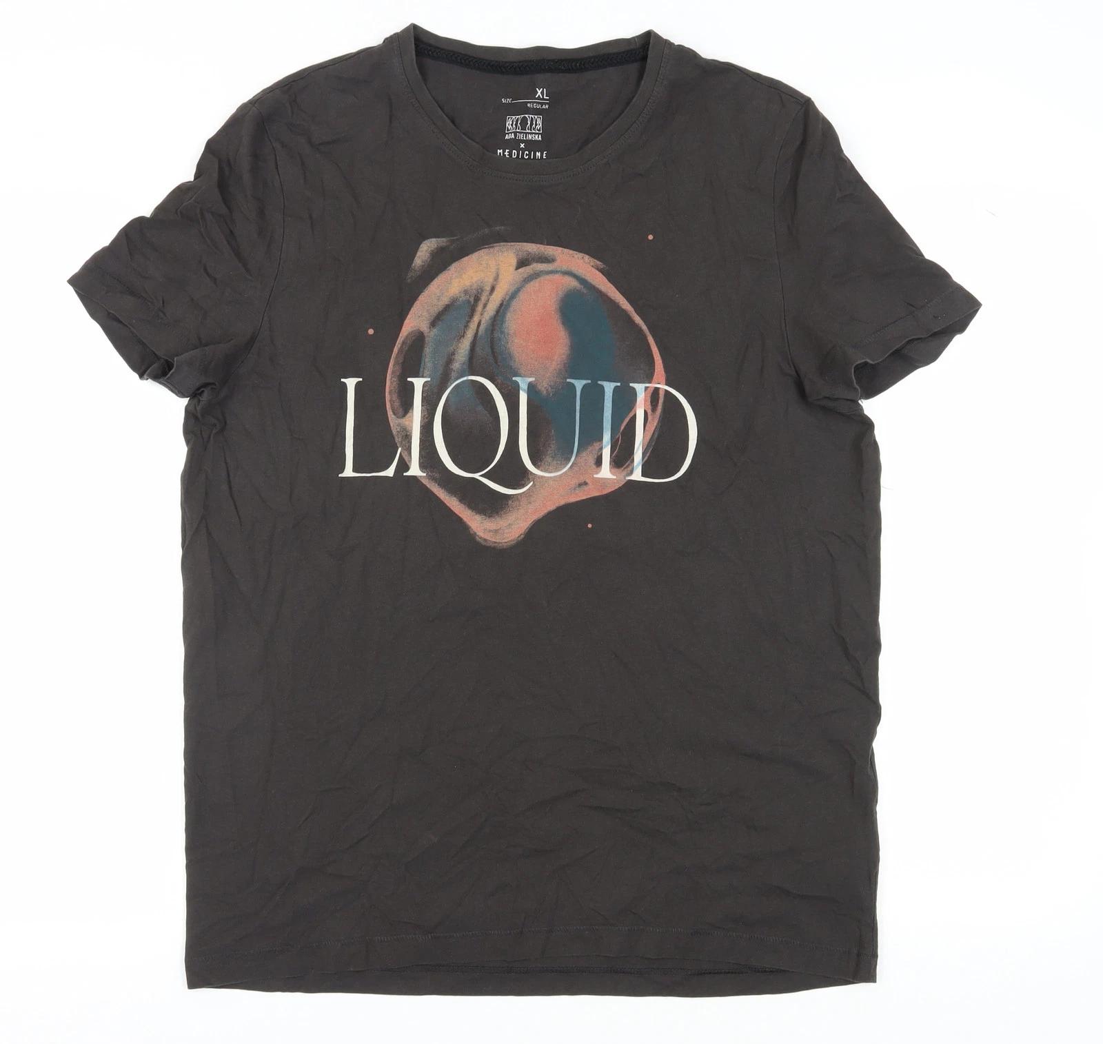 

Medicine Black Unisex XL Cotton T-Shirt 3XL