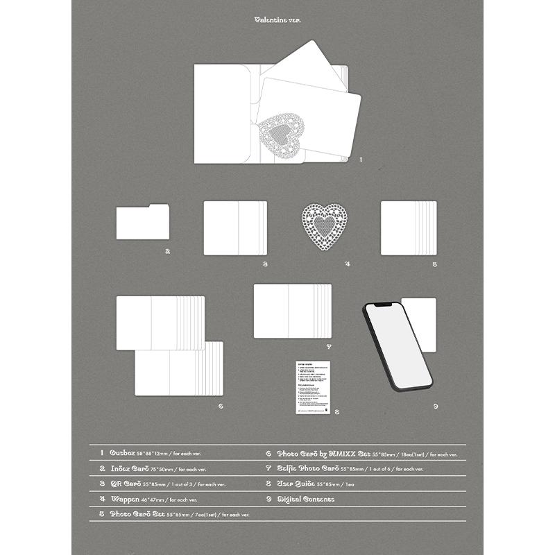 

[Предзаказ] NMIXX - 1-й полноформатный альбом [Blue Valentine] Платформенный альбом POCAALBUM Ver. (+Онлайн-выгода) [NO POB] Valentine Ver.