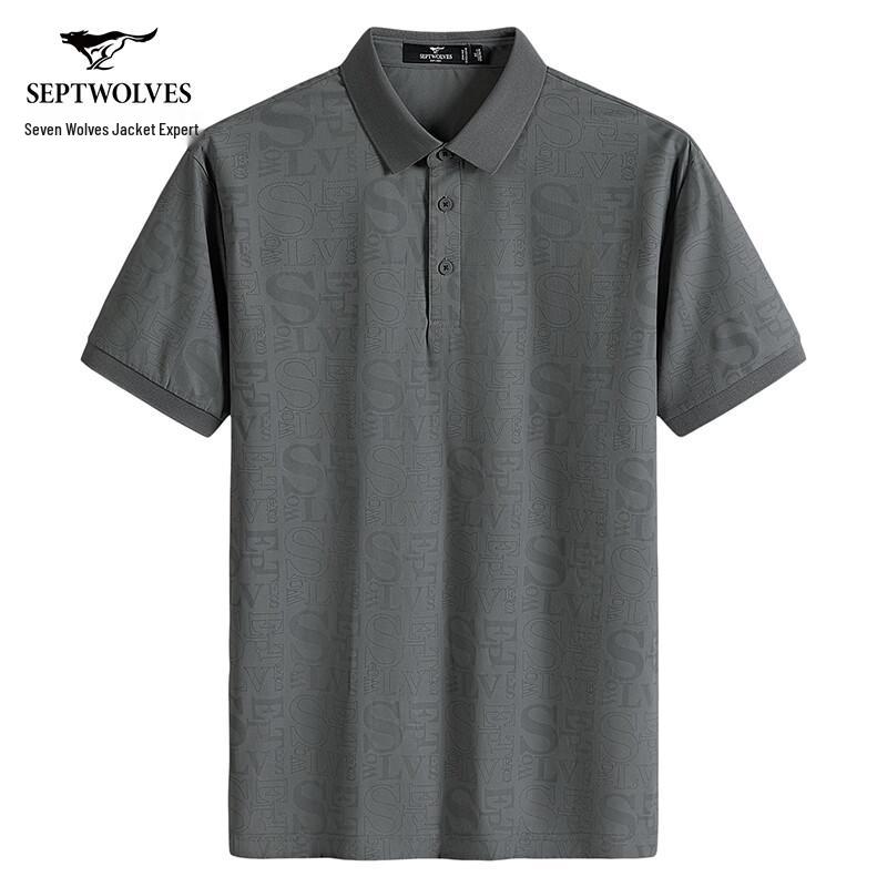 Septwolves Men s Cool-Sense 7A Anti-Bacterial Polo T-Shirt 180/96A