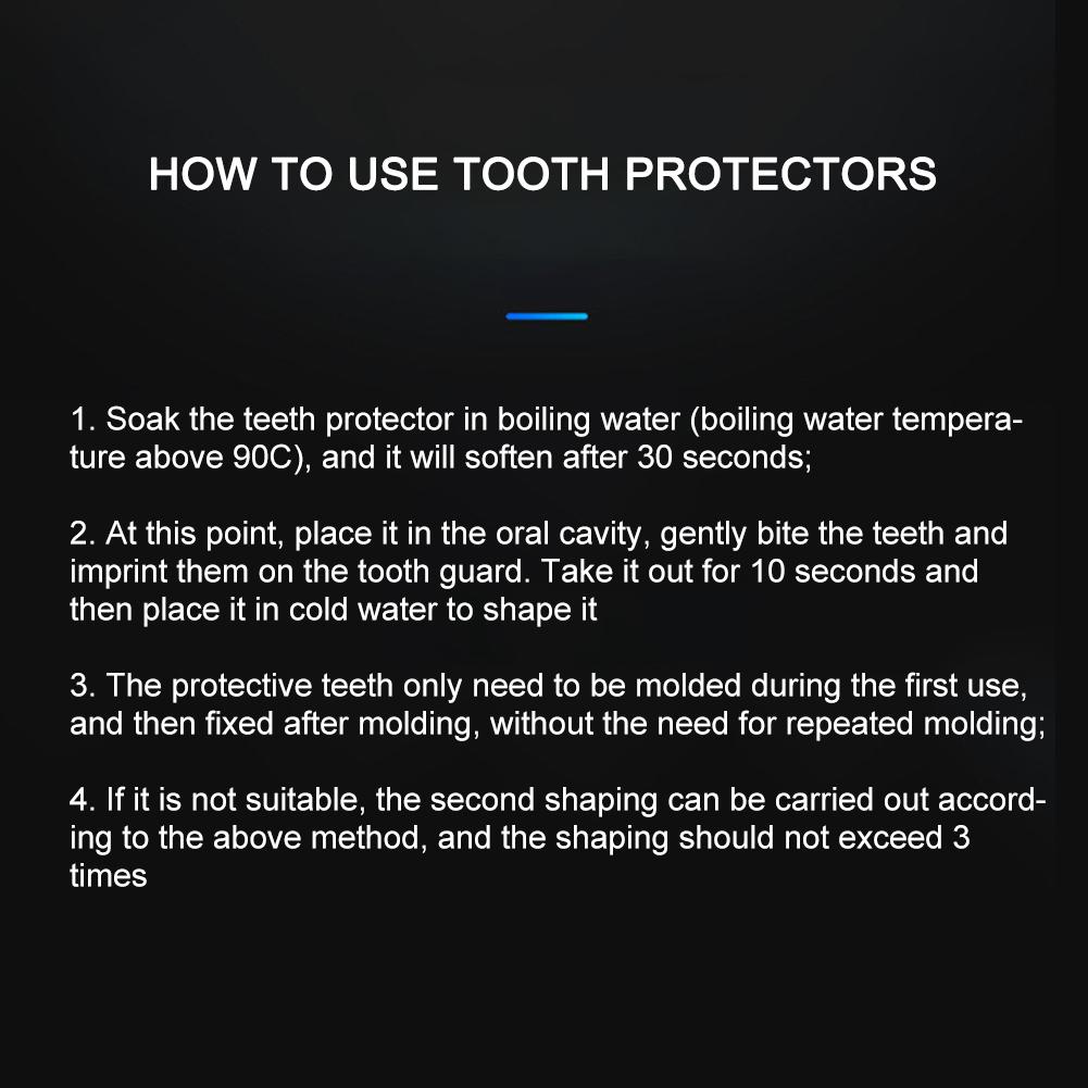 Mouth Guard Teeth Protector with Storage Box MMA Martial Arts Mouth Guard Combat Sports Mouth Guard for Contact Combat Sport