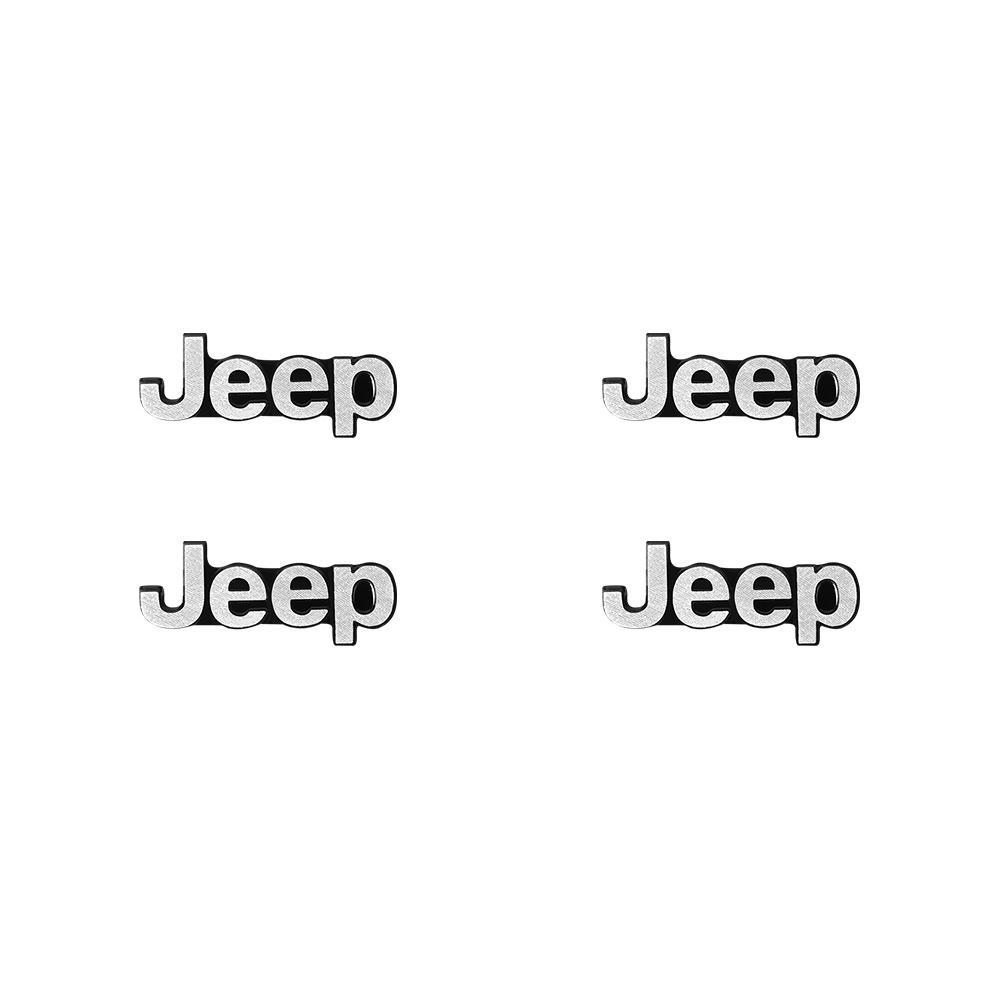 2/4PCS Car Audio Sticker 3D Metal Auto Badge Decal Decoration Accessories For Jeep Renegade Wrangler Compass Cherokee JK Rubicon