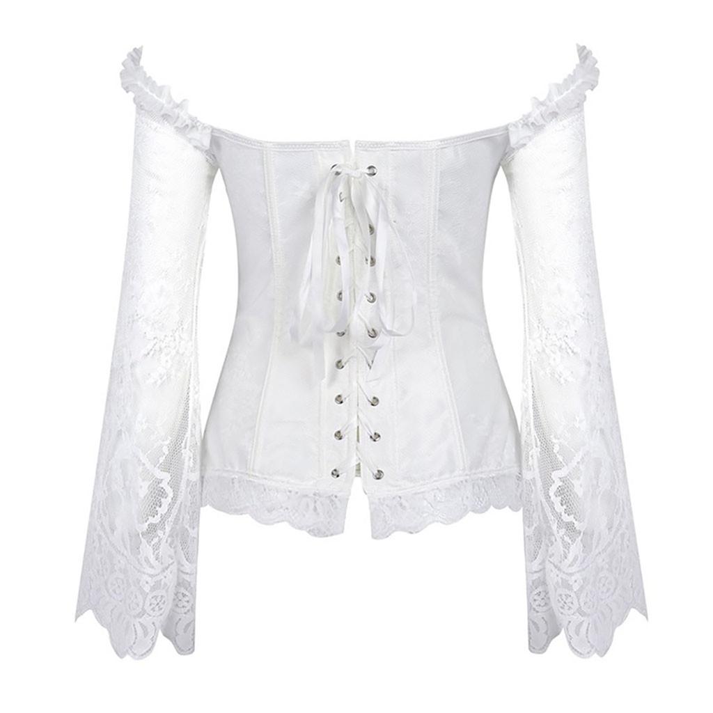 Women Steampunk Leather Zipper Goth Steel Vintage Top Steampunk Bustiers Corsets