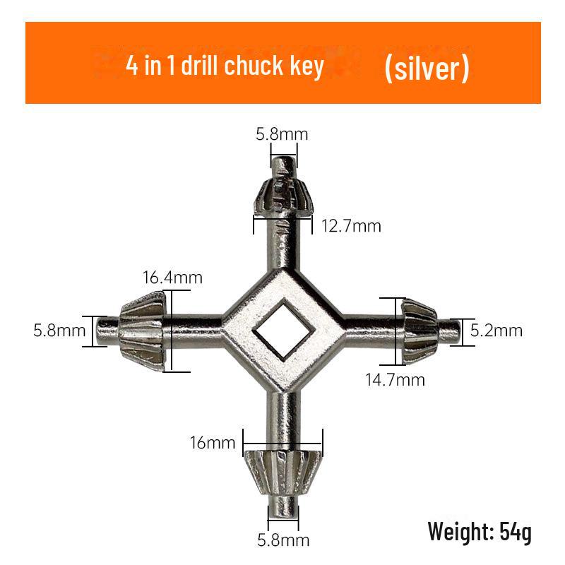 Multifunkční vrtací sklíčidlo čtyři v jednom