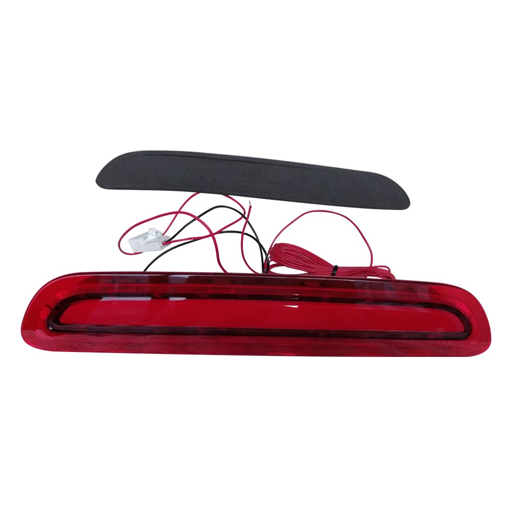Toyota Hiace 200 Series 3rd Generation Late Model To 6th Generation High Mount Lamp Fiber Type Red Lens COB Surface Emission Brake Lamp Stop Lamp Tail