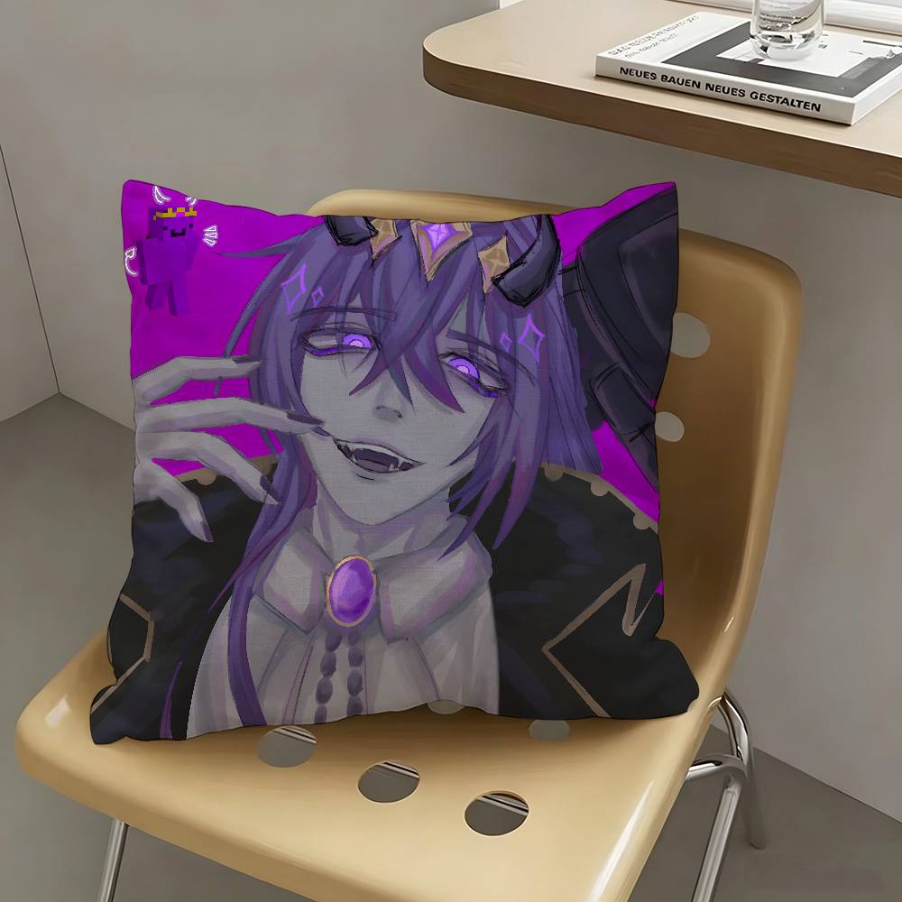 1pc Game W-emmbu Pillow Case Fashion Square Pillowcase Bedroom Sofa Room Ins Decoration Leisure