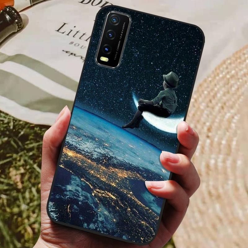 For Vivo Y11S Case Silicone Soft TPU Phone Cover For Vivo Y12s V2027 Case Cartoon Case Protective Bumper For Vivo V2032 Y11s
