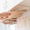 Stainless Steel Double Layer Cabinet Shelf Towel Holder Stand Chopping Board Storage Rack Wall Shelves Hanger