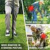 Stainless Steel Manual Weed Puller - Detachable Garden Weeding Tool with Sharp Claws for Efficient Root Removal, Ideal for Lawn and Garden Care