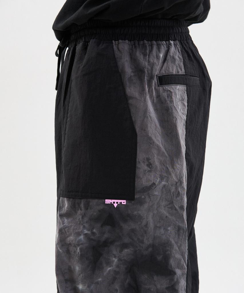 SHVTO Tie Dye Gray Baggy Pants