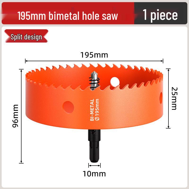 Pânză de găurit bimetalică pentru prelucrarea lemnului: Burghiu pentru Lemn, Gips-carton, Metal, Plastic și PVC - Măritor Găuri pentru Spoturi Încasetate 75mm.