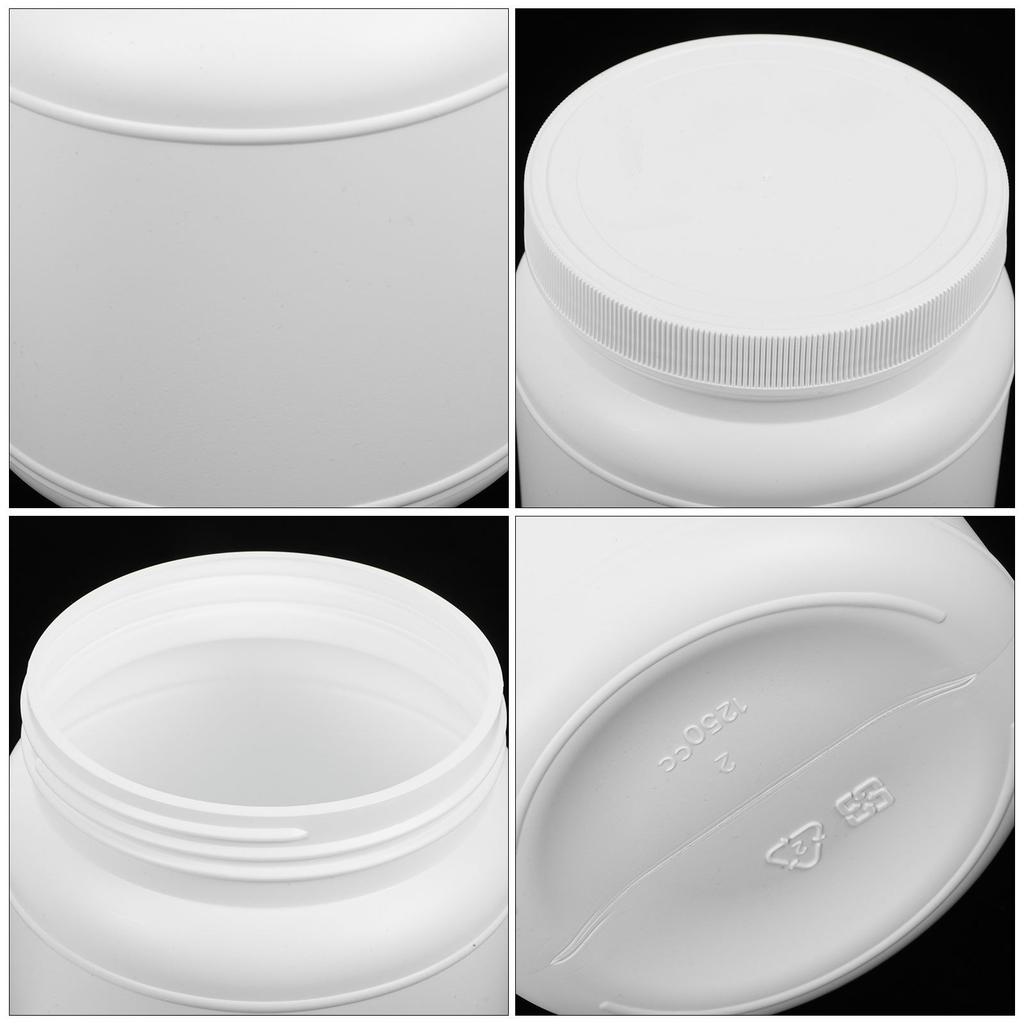 Sealed Plastic Jar with Airtight Lid for Powder Storage Large Capacity Wide Mouth Container Kitchen Pantry Travel Essential