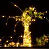 Silver Wire LED String Light Battery Powered Warm White Fairy Light Home Christmas Wedding Party Decoration