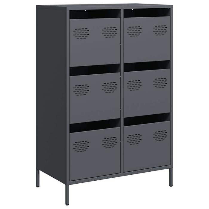 VidaXL Highboard Anthracite 68x39x101,5 Cm Steel 851222