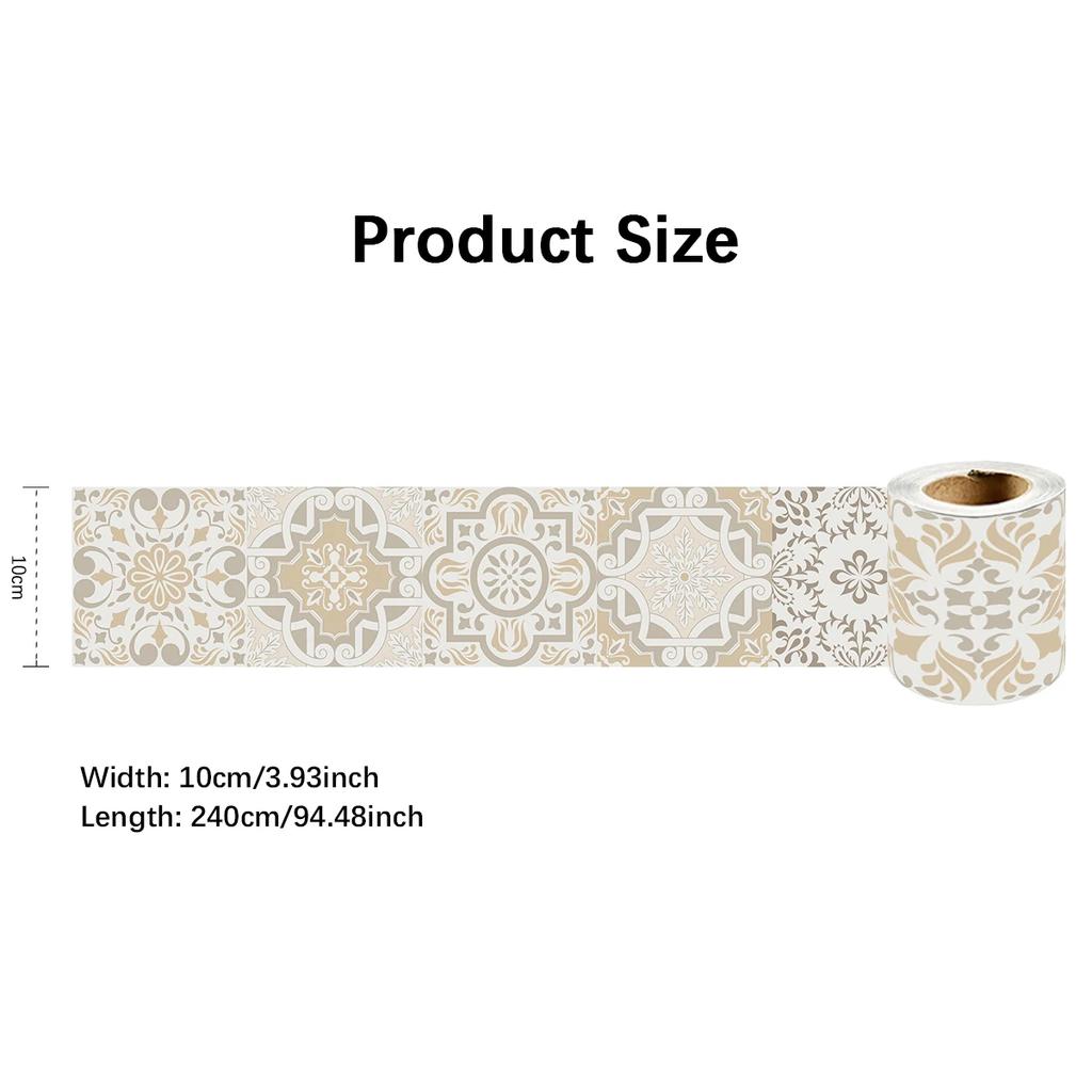 24 Styles Peel & Stick Wall Panels Trim - Waterproof Bathroom Molding for Tile Flooring, Home Staging & Rental Friendly Decor