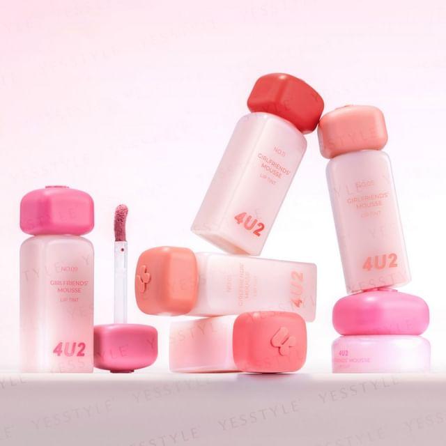 4U2 - Муссовый тинт для губ  Подружки  09 Nu Pink