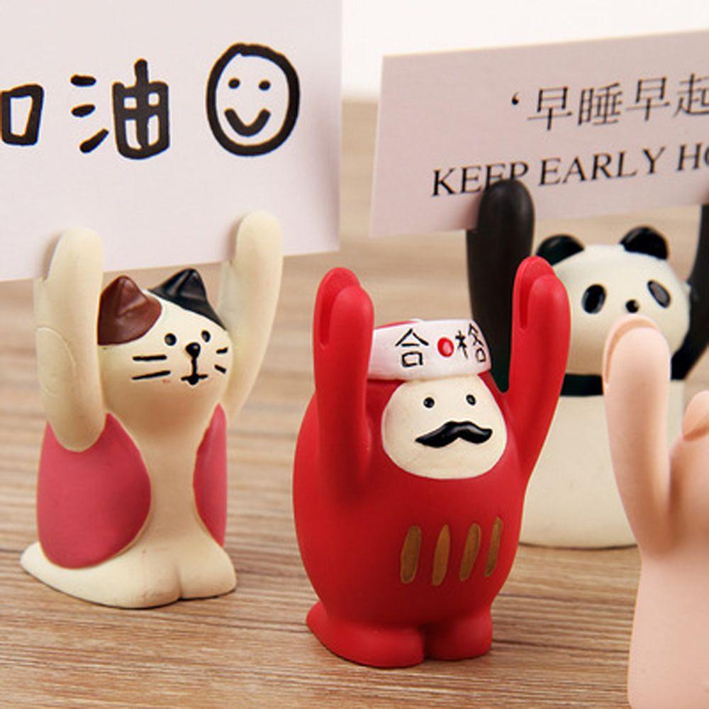Creative Cat Panda Frog Message Photo Holder Memo Holder Card Holder Memo Clip Photo Clip