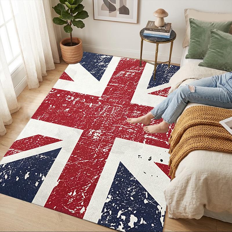 Union Jack Living Room Nonslip Area Rug Soft Carpet For Bedroom Game Playroom Sofa Office Home Decor Doormat Christmas Gift C9261028
