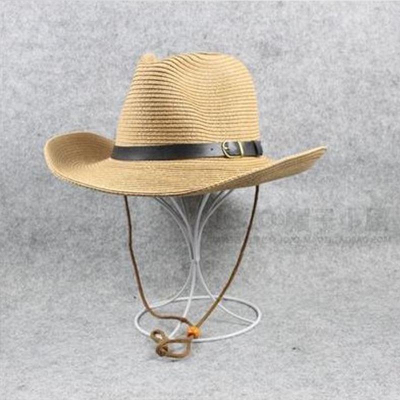 New Extra Large Size 62cm Foldable Jazz Straw Hat Men and Women Summer Beach Lanyard Sunscreen Outdoor Sports Sun Hat Sale
