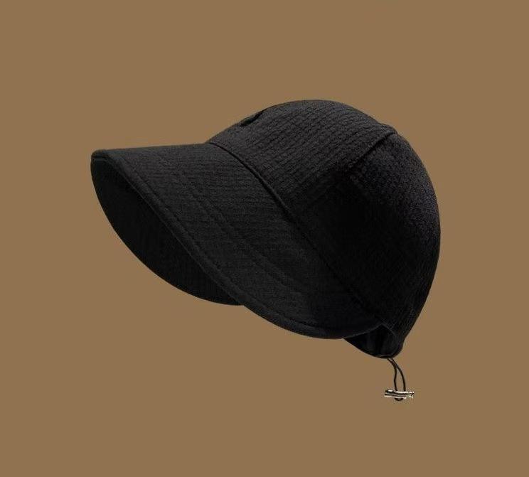 Ruth same fisherman hat children summer plain sunscreen waffle bucket hat thin modified face cap