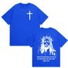Christian Religious Jesus Forgive Them Father Bible Print T Shirts Men Women Casual Hot Sale T Shirt Retro Oversized Cotton Tees