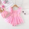 Costume da Bagno Intero Principessa Bianco di Alta Qualità per Bambina con Gonna in Rete 2026 - Perfetto per le Vacanze al Mare