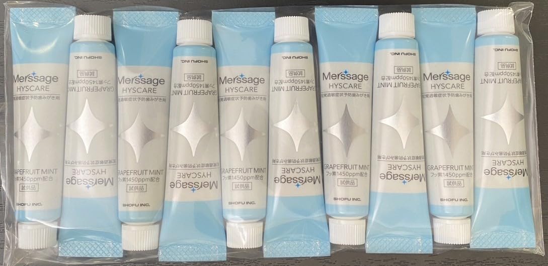 

Mersage Hiscare 10g x 10 bottles 1450ppm Grapefruit Mint Comes with original tissue [Shofu] Dental Exclusive/Quasi-drug