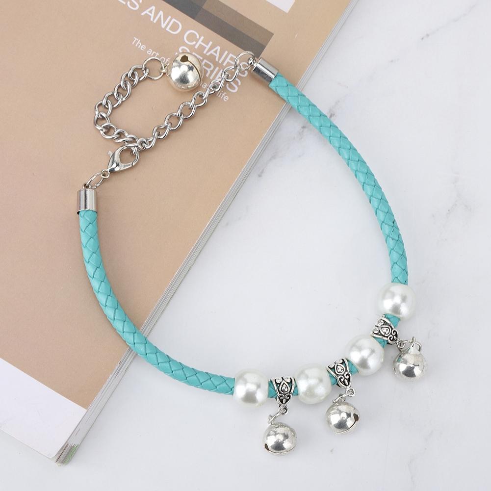 Quality Pet Adjustable Cute Necklace Collars with Bell for Most of Dog Cat Supply